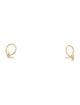 Maria Black 18K Diamond Spiral Arrow Hoop Earrings
