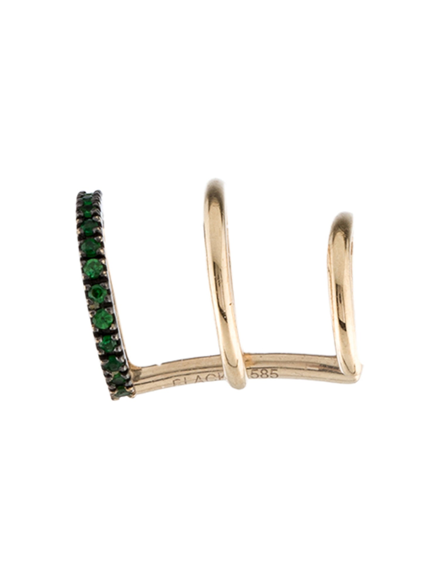 Maria Black 14K Tsavorite Ear Cuff