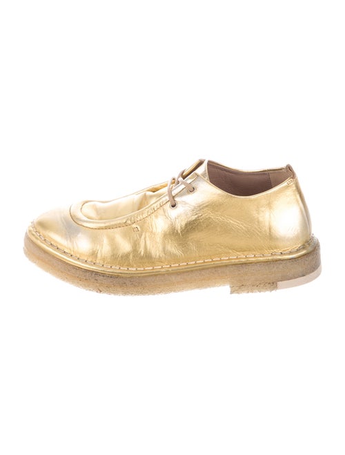Marsèll Leather Oxfords Gold