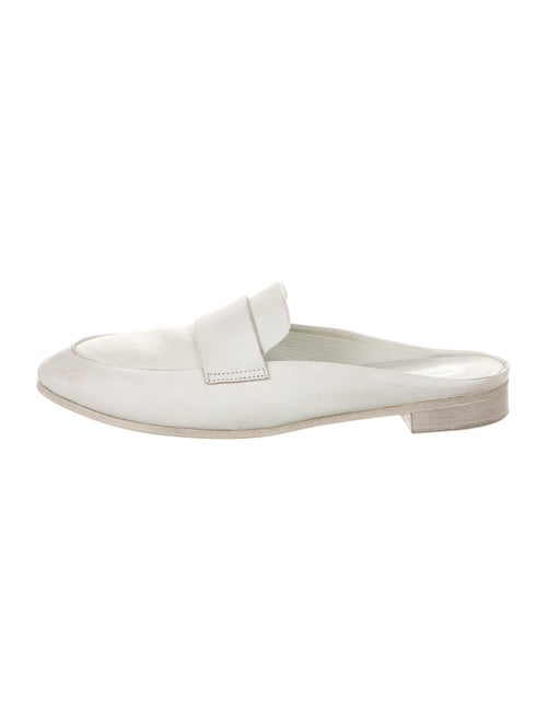 Marsèll Leather Mules White