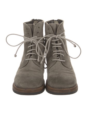 Marsèll Suede Combat Boots