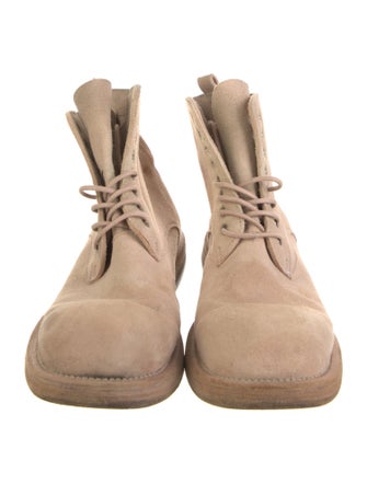 Marsèll Suede Combat Boots