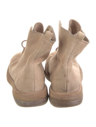 Marsèll Suede Combat Boots