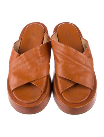 Marsèll Leather Slides
