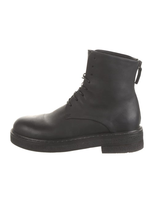 Marsèll Leather Combat Boots
