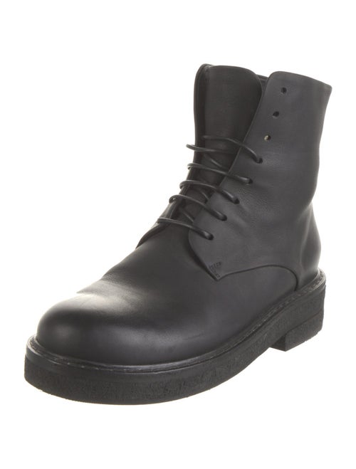 Marsèll Leather Combat Boots
