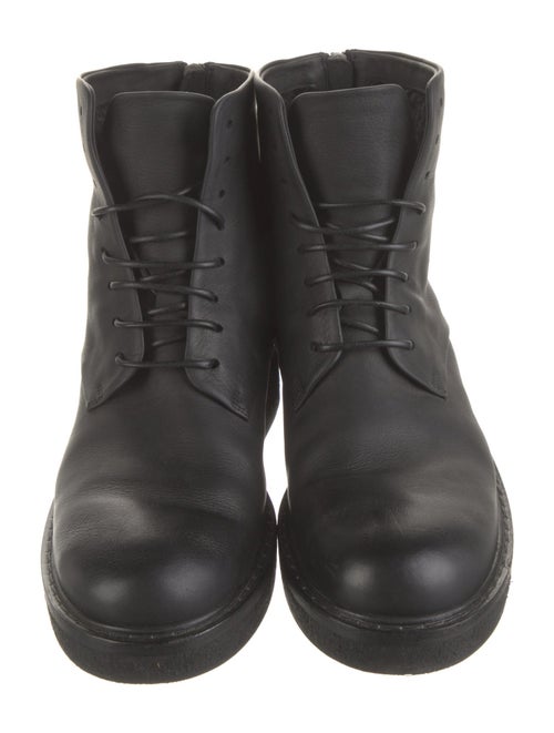 Marsèll Leather Combat Boots