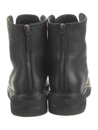 Marsèll Leather Combat Boots