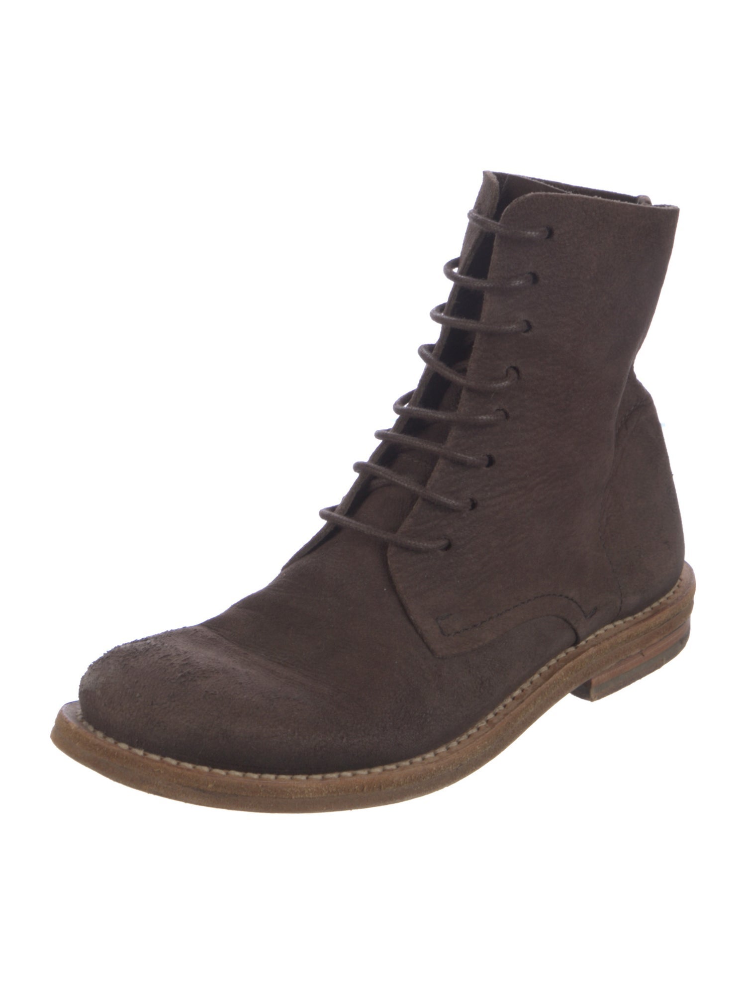 Marsèll Suede Combat Boots