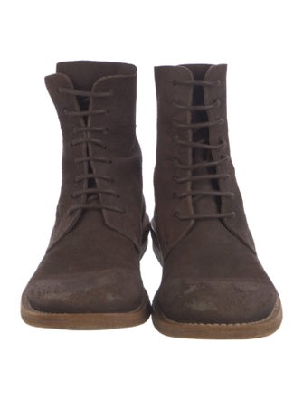 Marsèll Suede Combat Boots