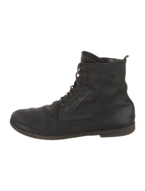 Marsèll Leather Combat Boots