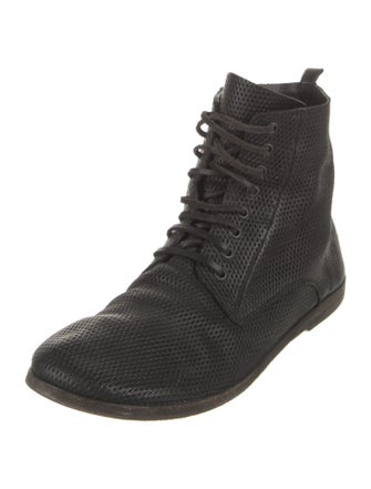Marsèll Leather Combat Boots
