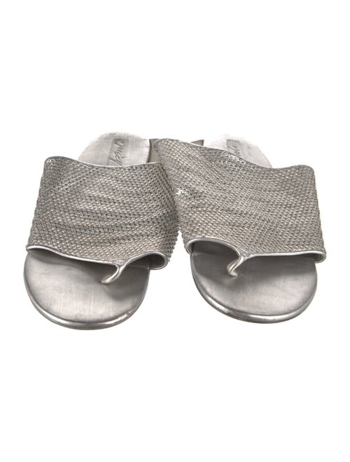 Marsèll Leather Studded Accents Slides