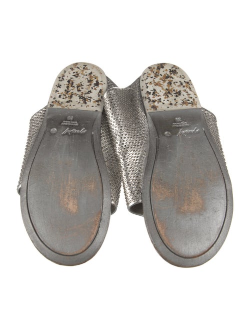 Marsèll Leather Studded Accents Slides