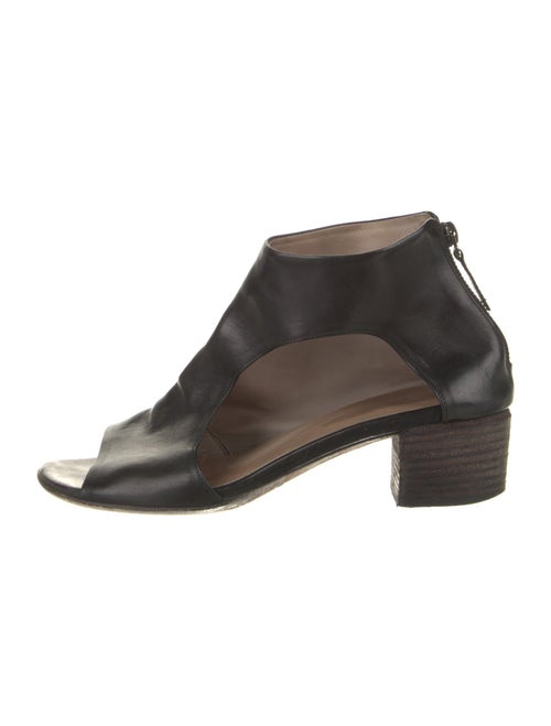 Marsèll Leather Cutout Accent Mules