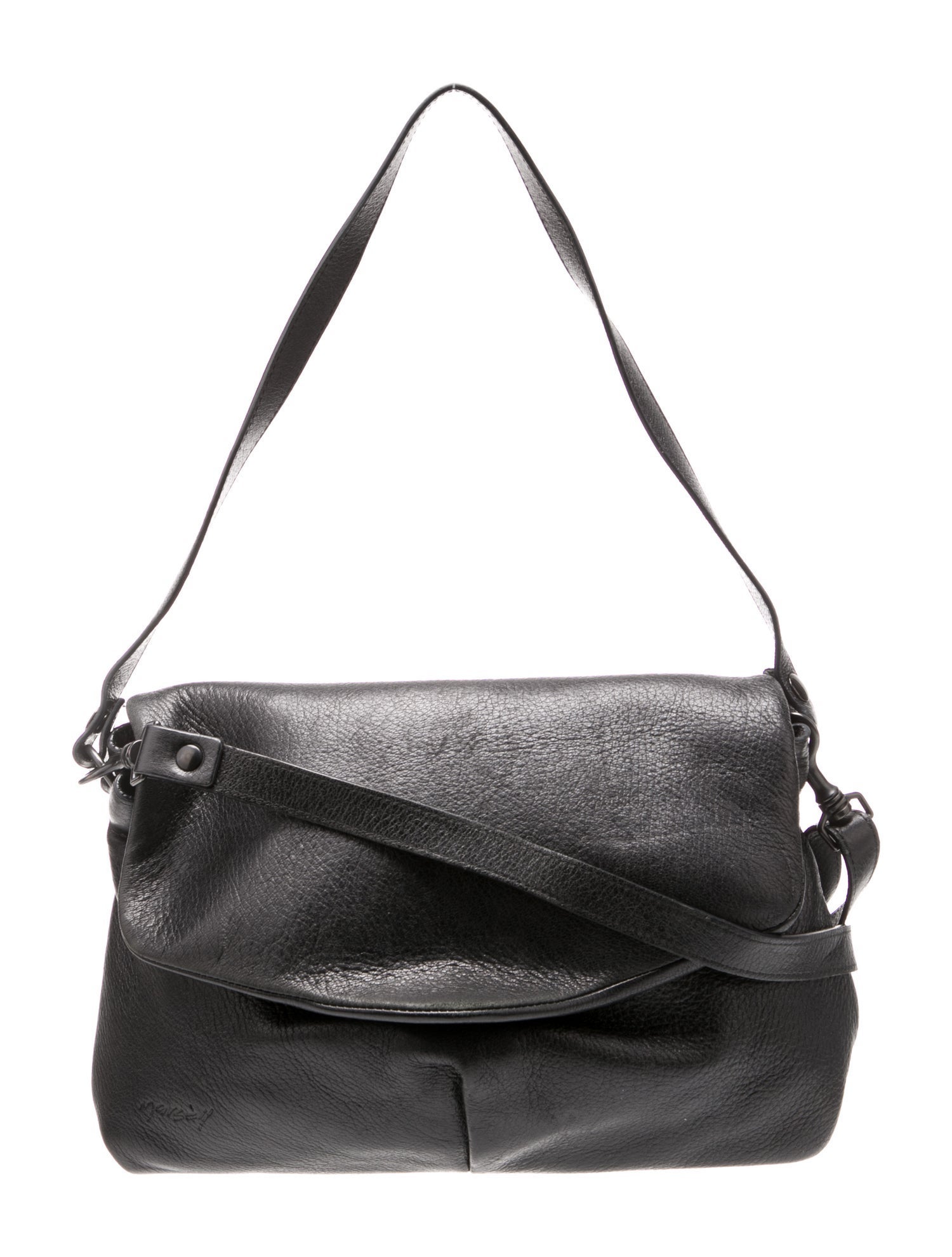 Marsell MW6798193180 関税送料込 NWT $448 Michael Kors Mercer Medium Pebble Leather Messenger