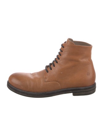 Marsèll Leather Combat Boots