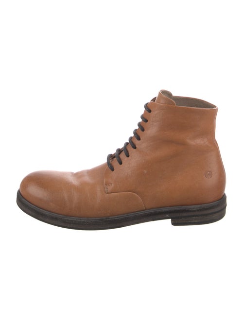 Marsèll Leather Combat Boots