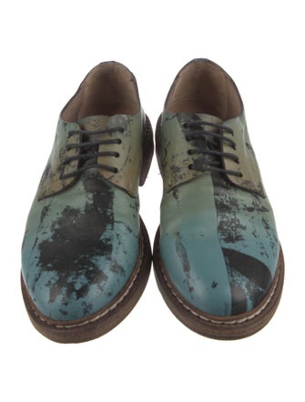 Marsèll Leather Printed Oxfords