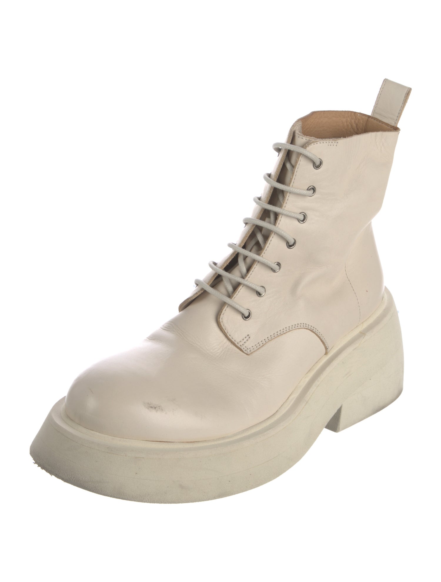 Marsèll Leather Combat Boots