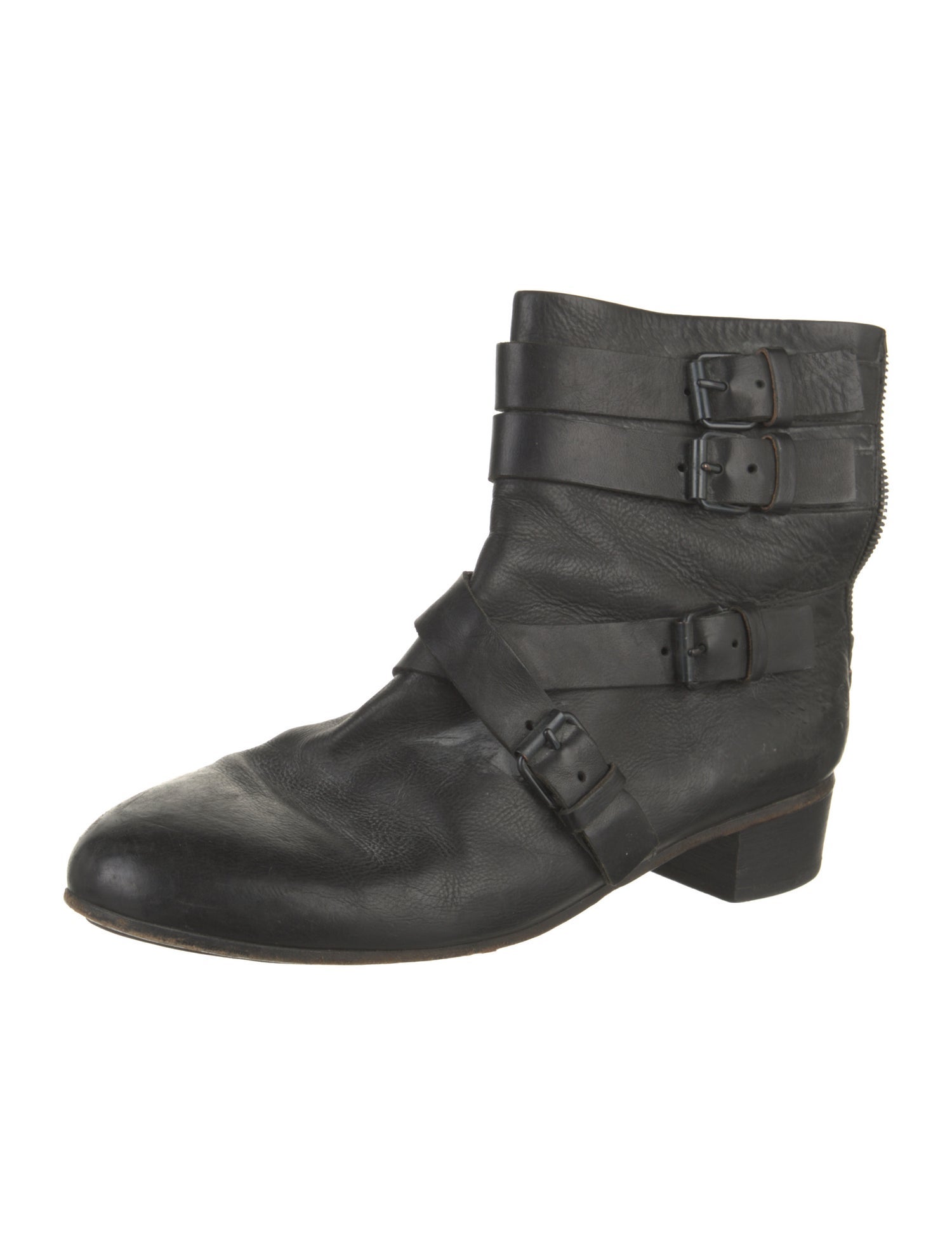 Marsèll Leather Moto Boots