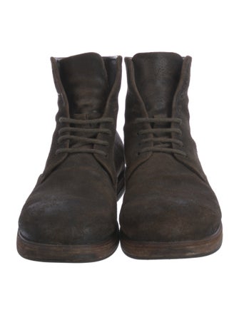 Marsèll Suede Combat Boots