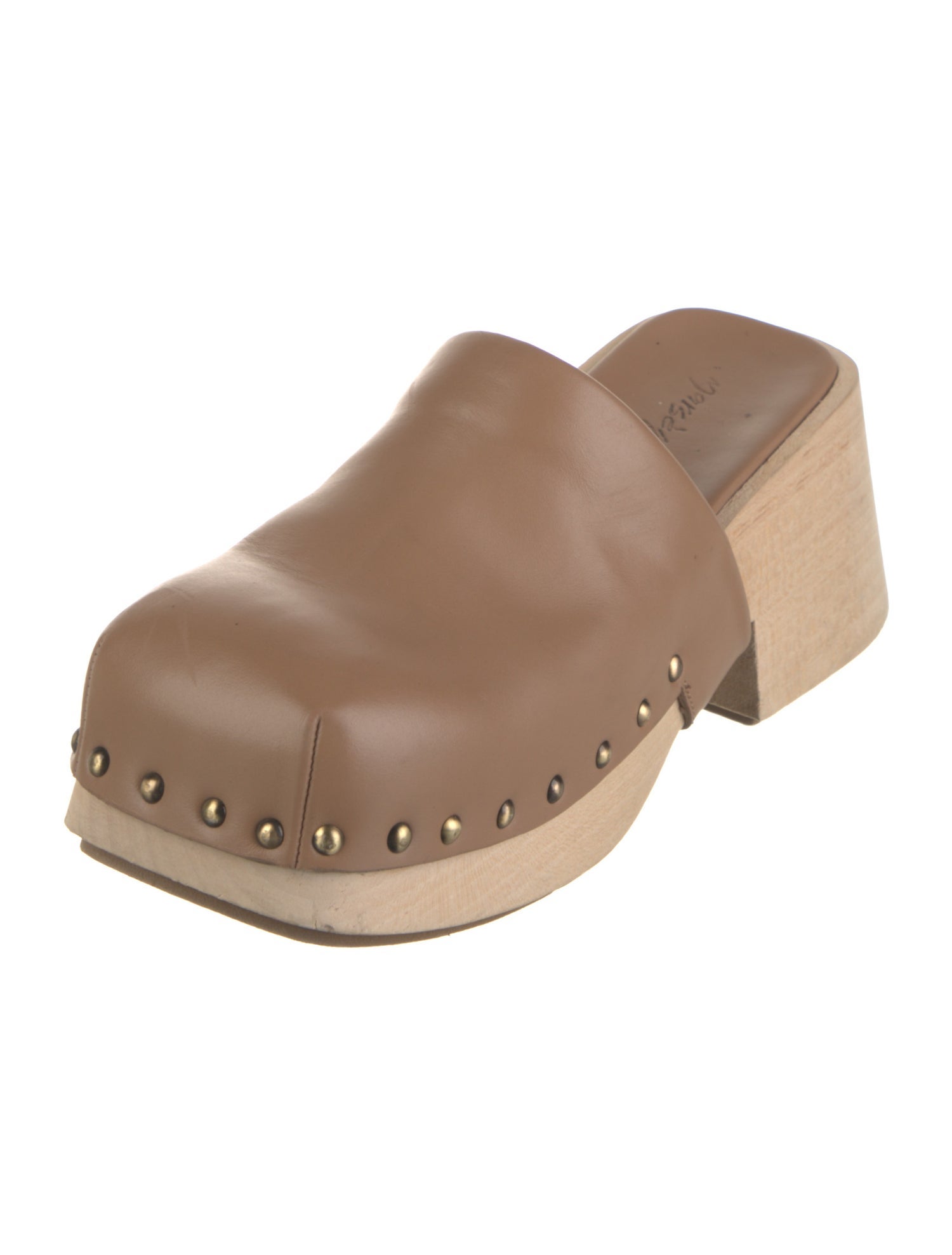 Marsèll Leather Studded Accents Mules