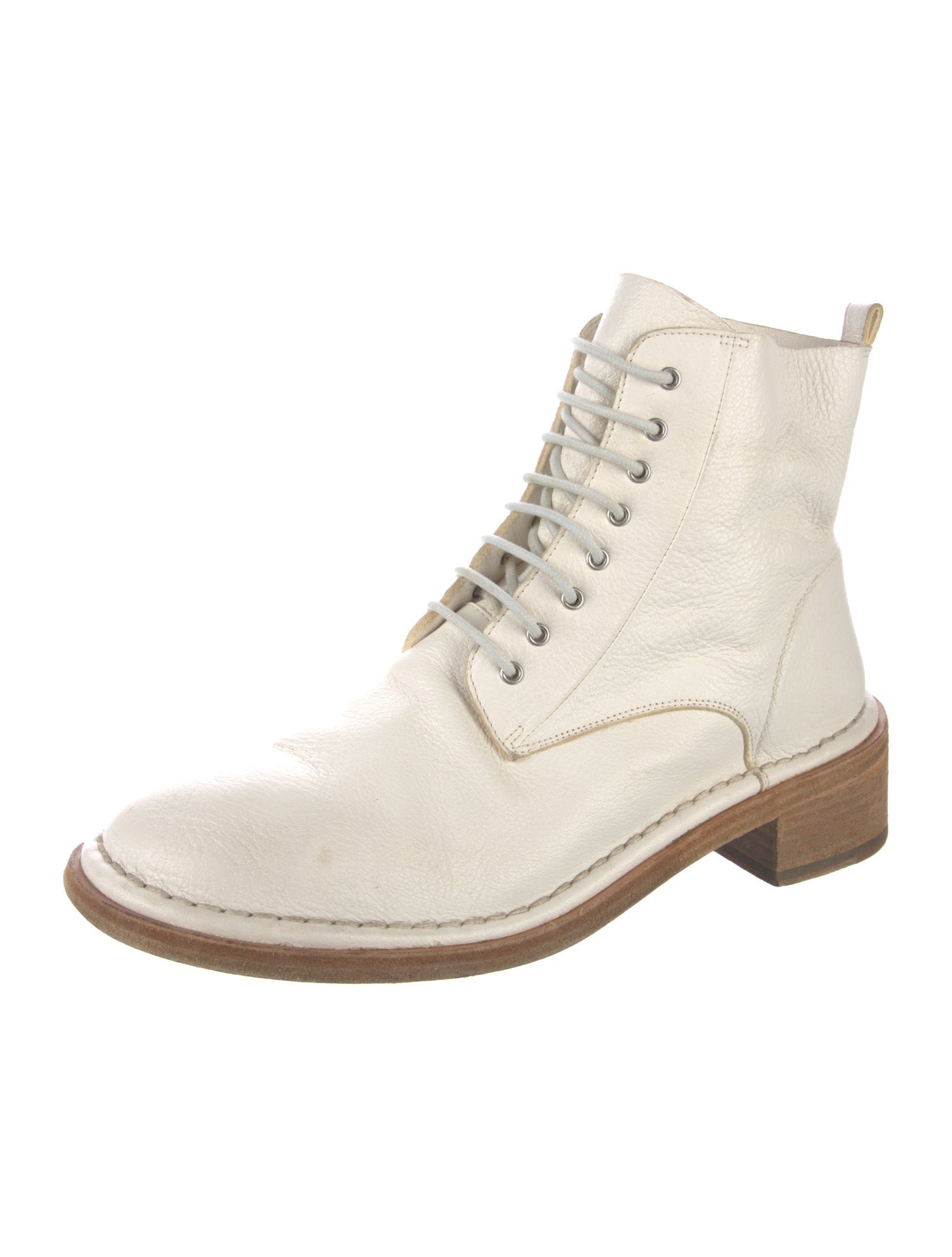 Marsèll Leather Combat Boots