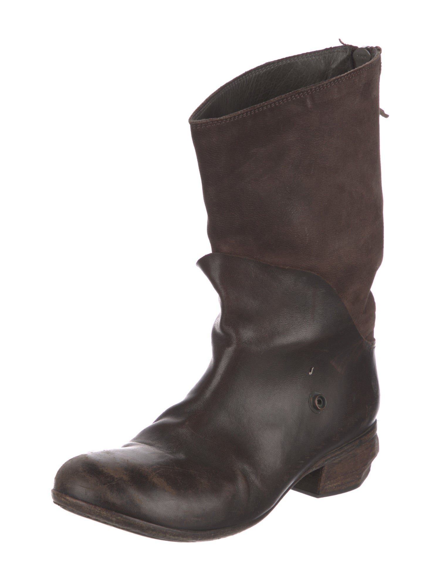 Marsèll Leather Moto Boots