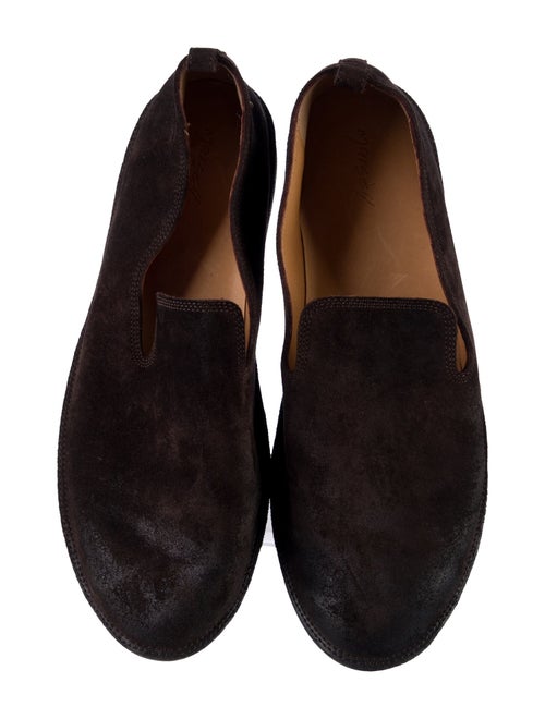 Marsèll Interlocking CC Logo Suede Loafers