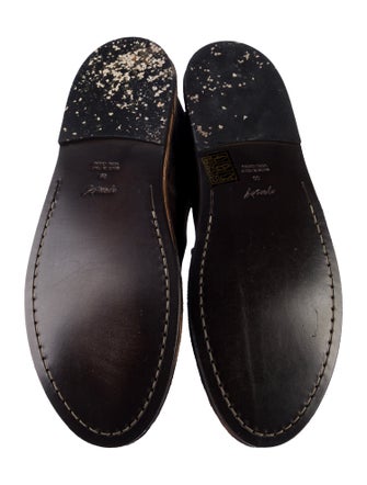 Marsèll Interlocking CC Logo Suede Loafers