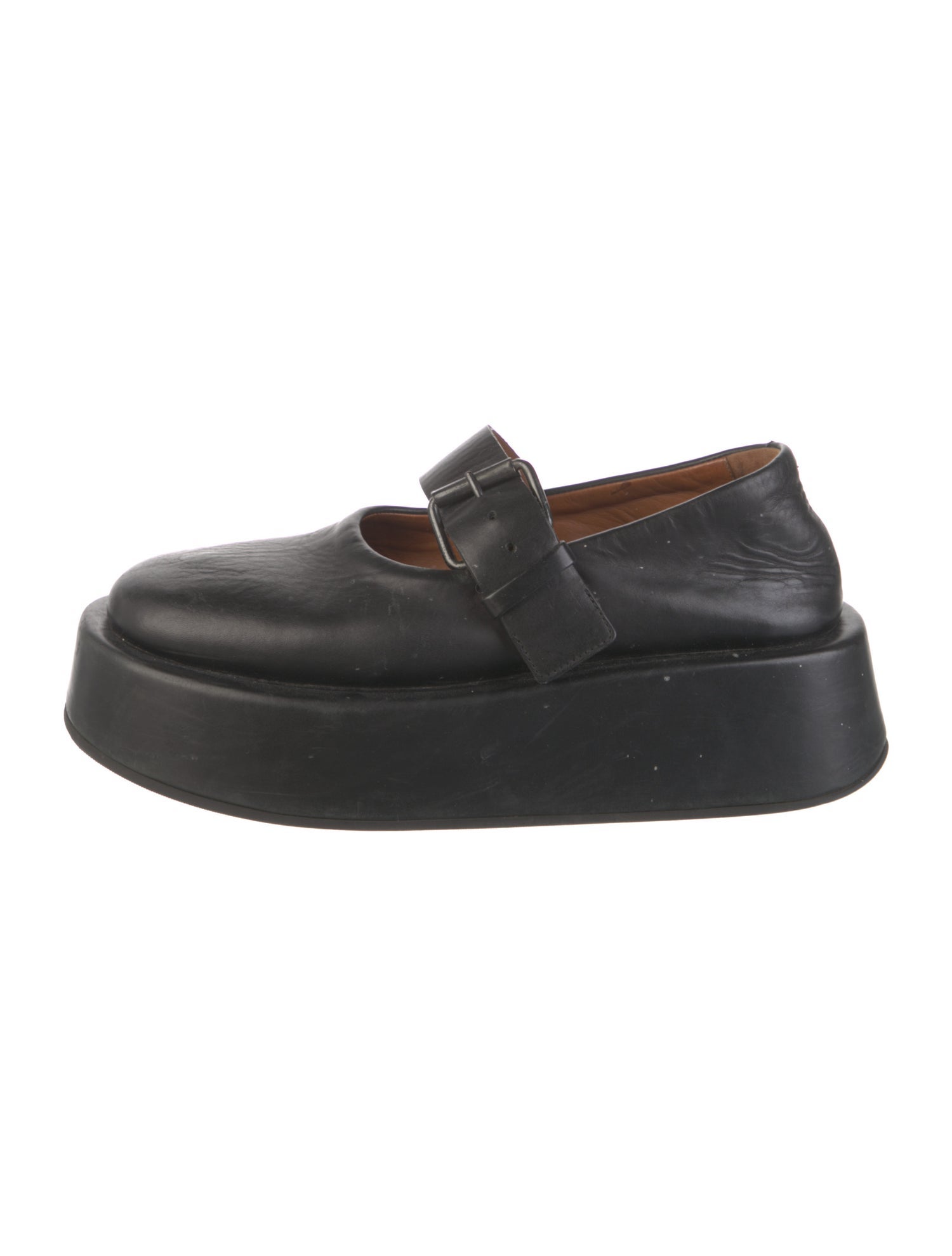 Marsèll Leather Mary Jane Flats