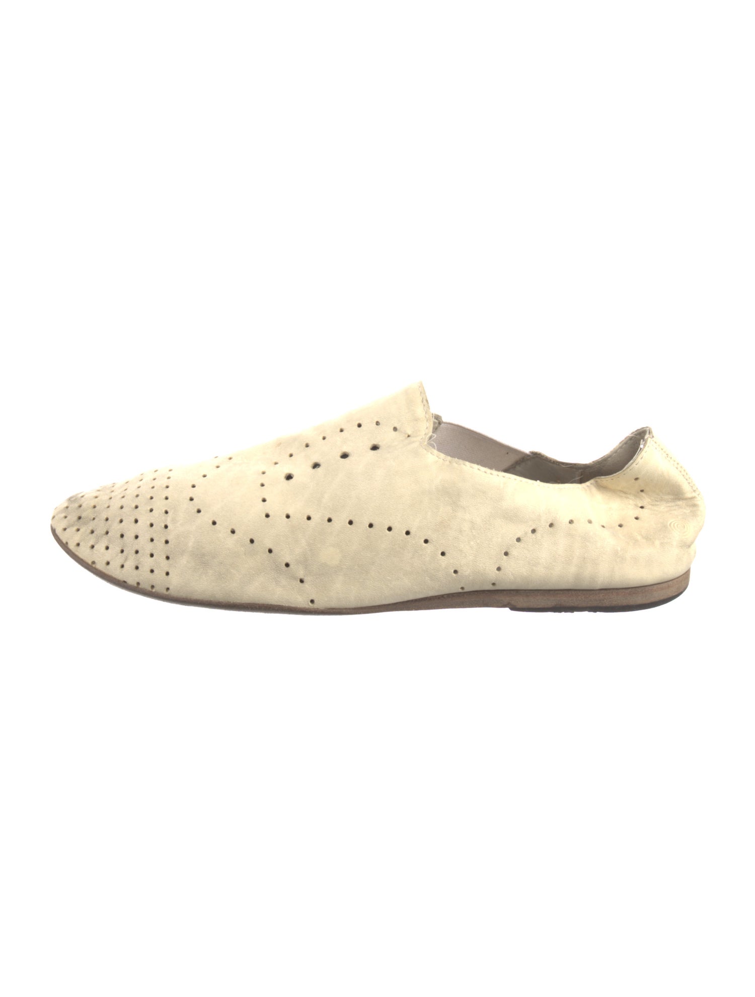 Marsèll Leather Lasercut Accents Ballet Flats