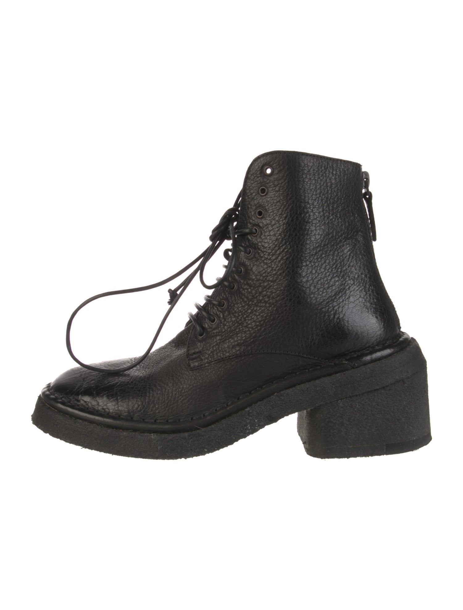 Marsèll Leather Lace-Up Boots