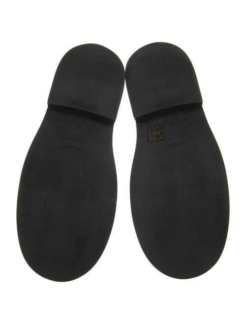 Marsèll Leather Crystal Embellishments Combat Boots