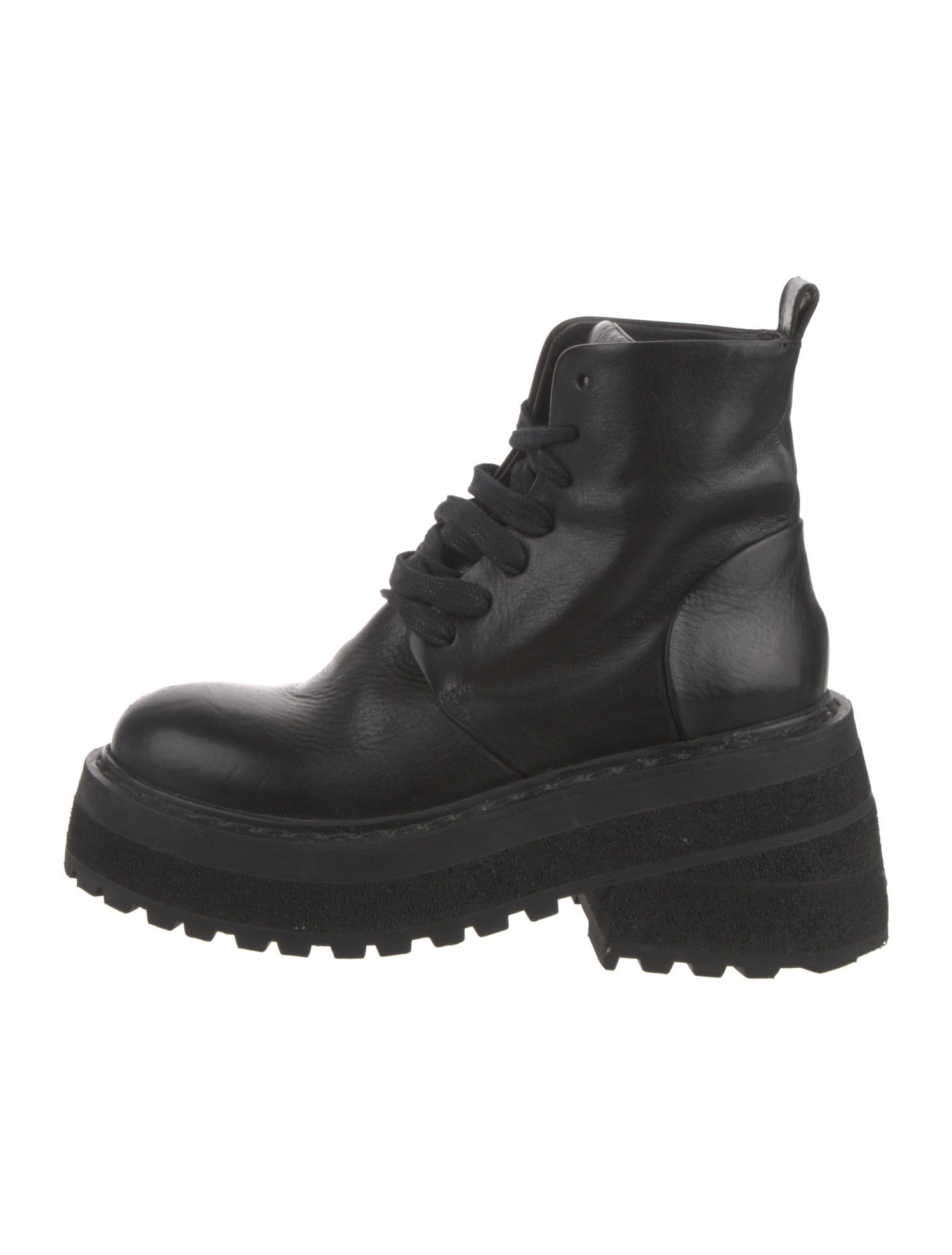 Marsèll Leather Combat Boots