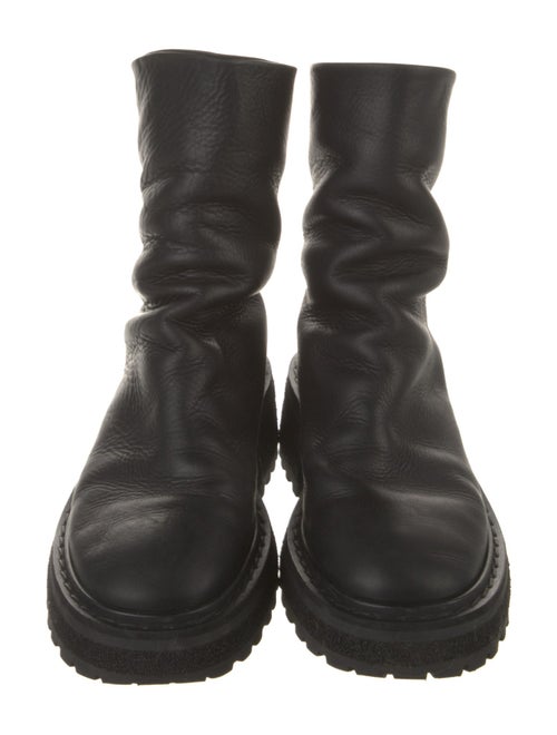 Marsèll Leather Combat Boots