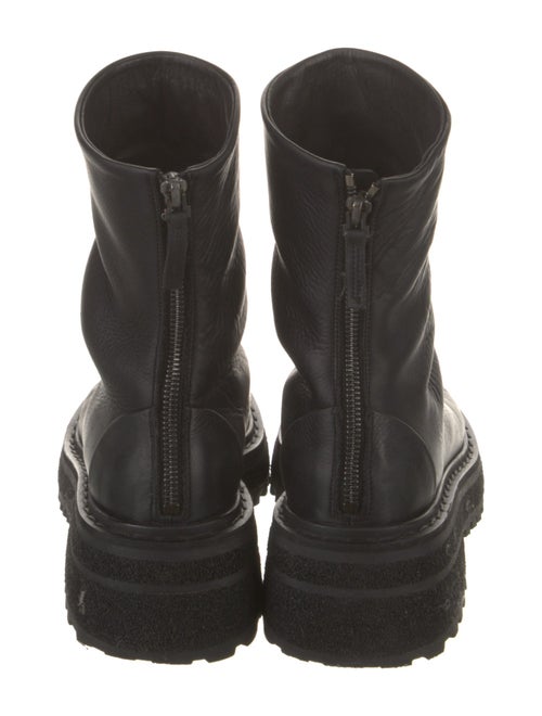 Marsèll Leather Combat Boots