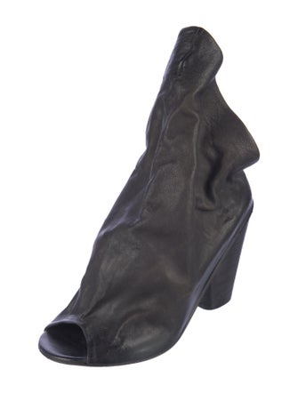 Marsèll Leather Cutout Accent Slingback Sandals