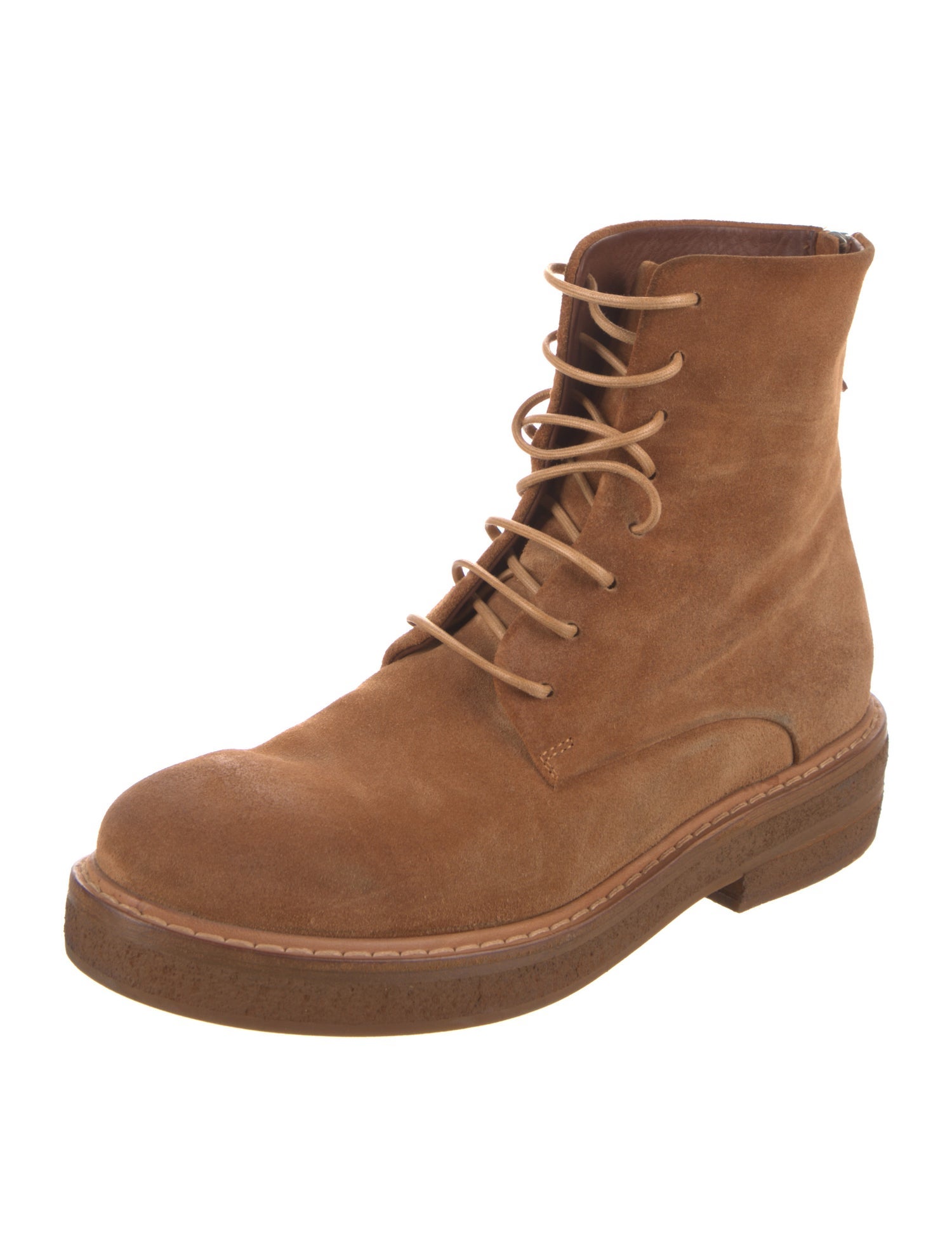 Marsèll Suede Combat Boots