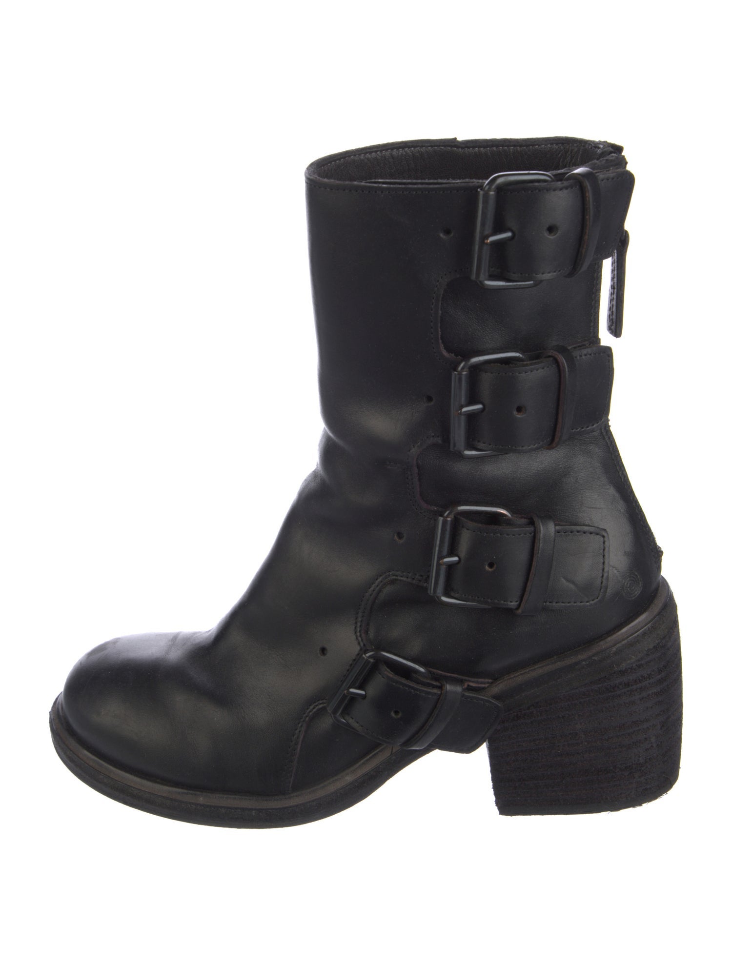 Marsèll Leather Moto Boots
