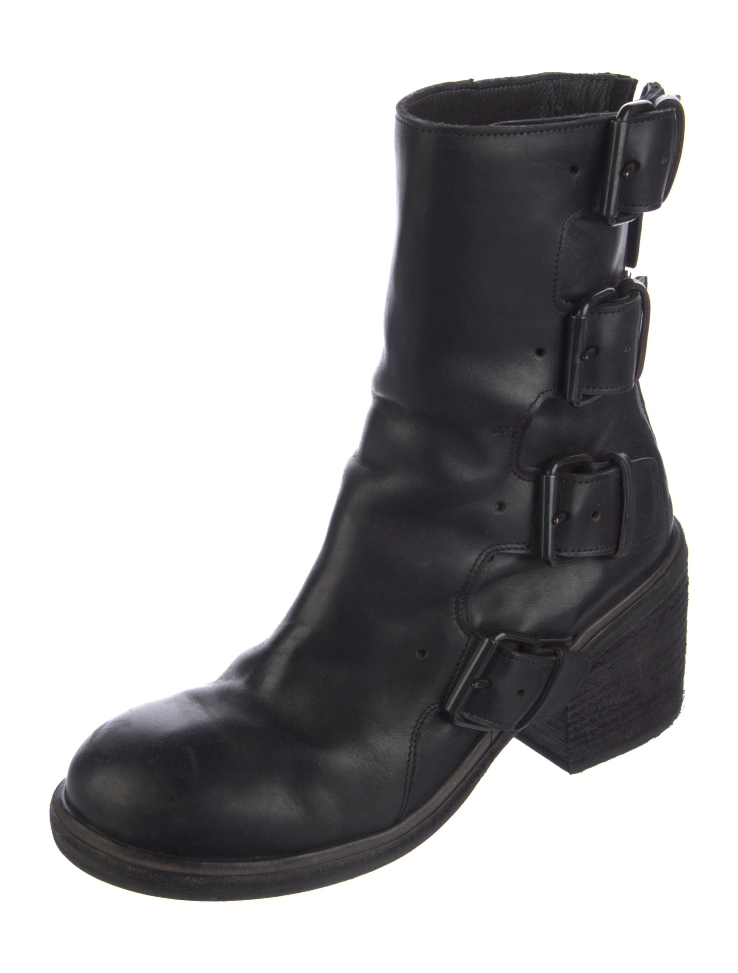 Marsèll Leather Moto Boots