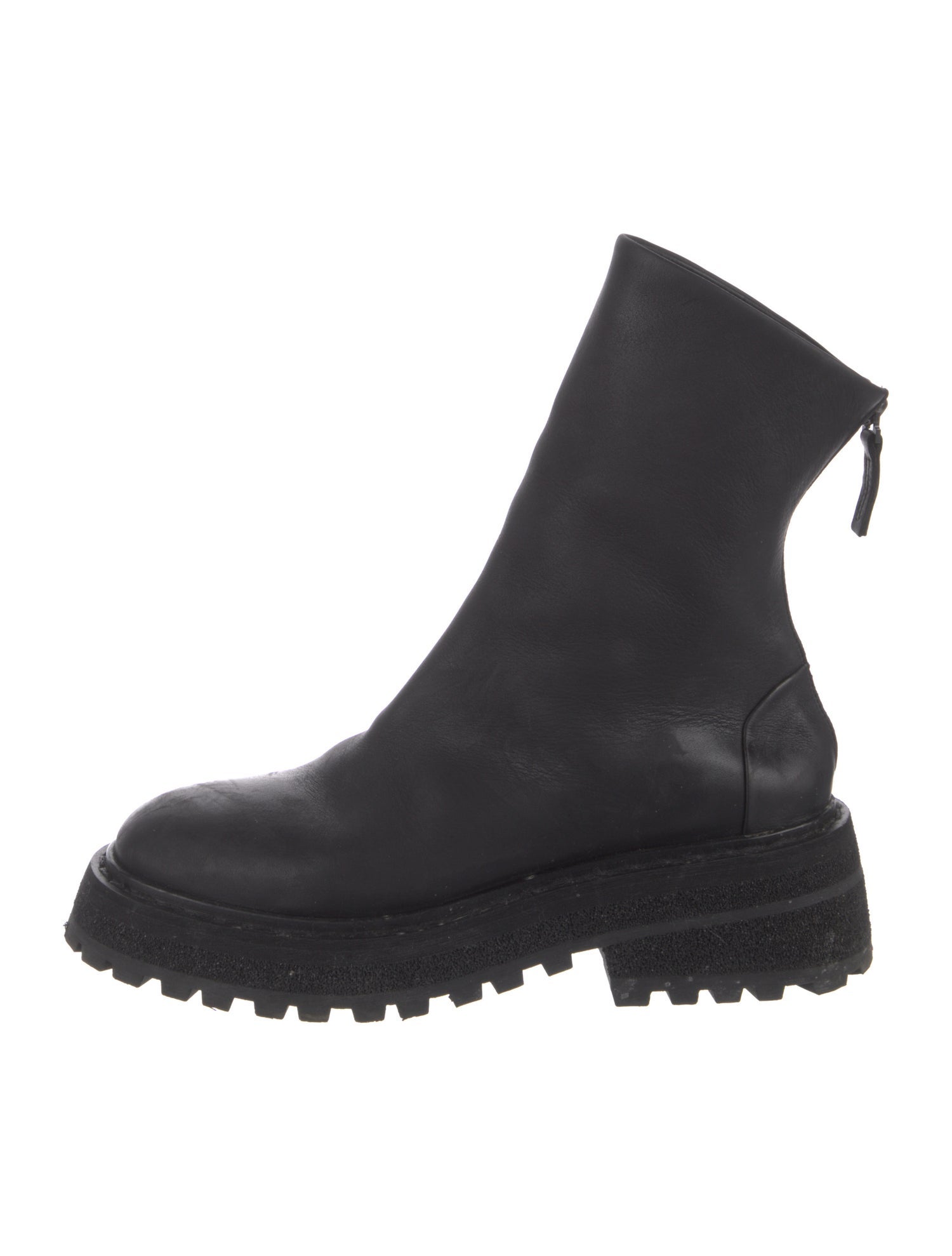 Marsèll Leather Combat Boots