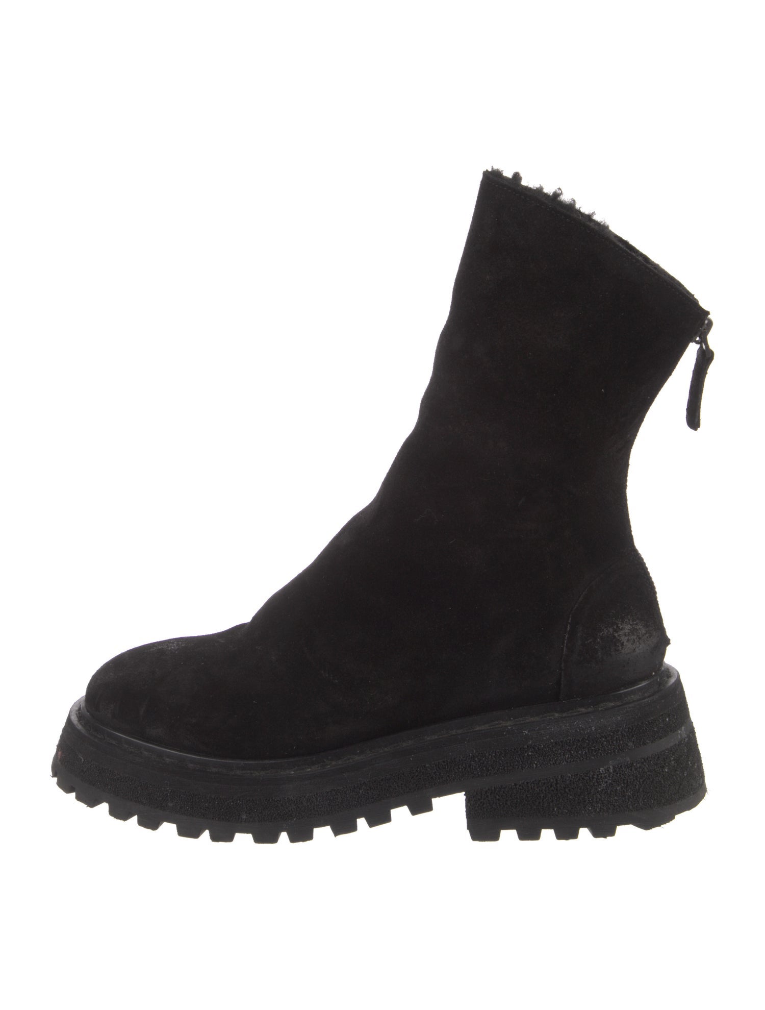 Marsèll Suede Combat Boots