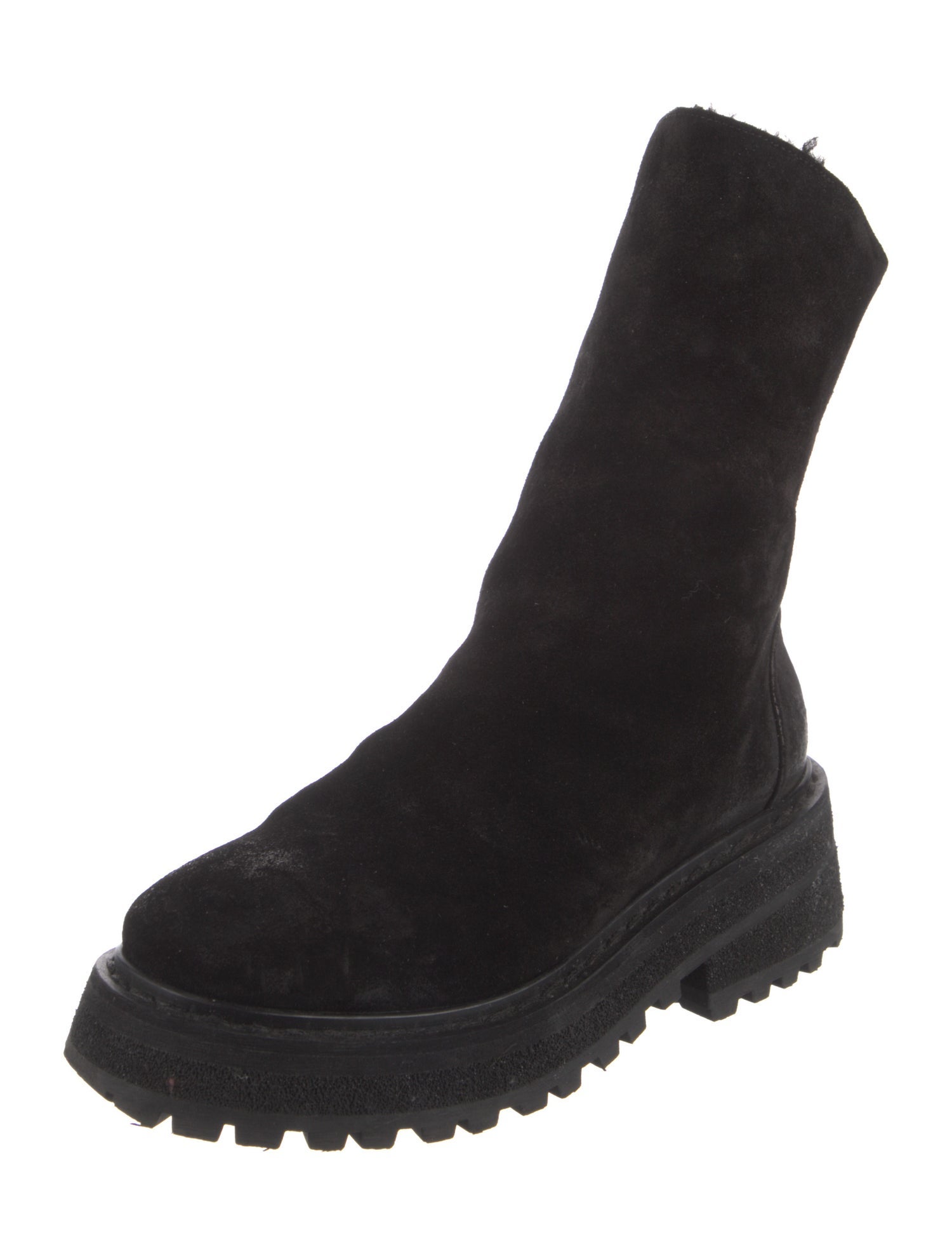 Marsèll Suede Combat Boots