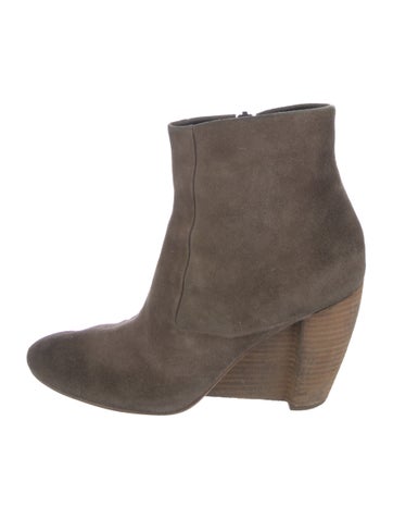 Pre-owned Marsèll Suede Boots In Neutral