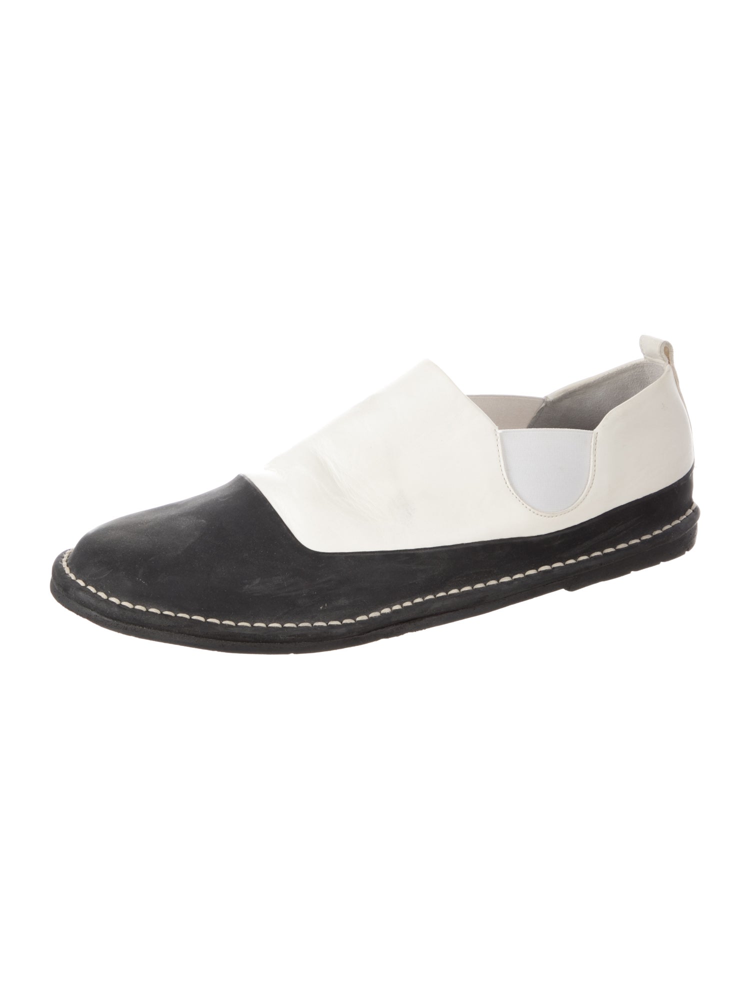 Marsèll Leather Colorblock Pattern Espadrilles