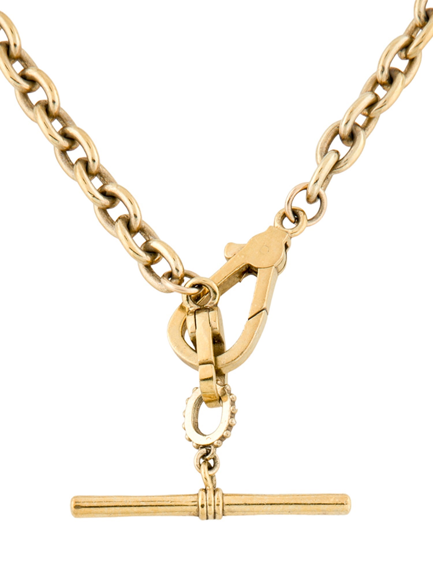 Meredith Kahn Love Lock & Bar Charm Necklace