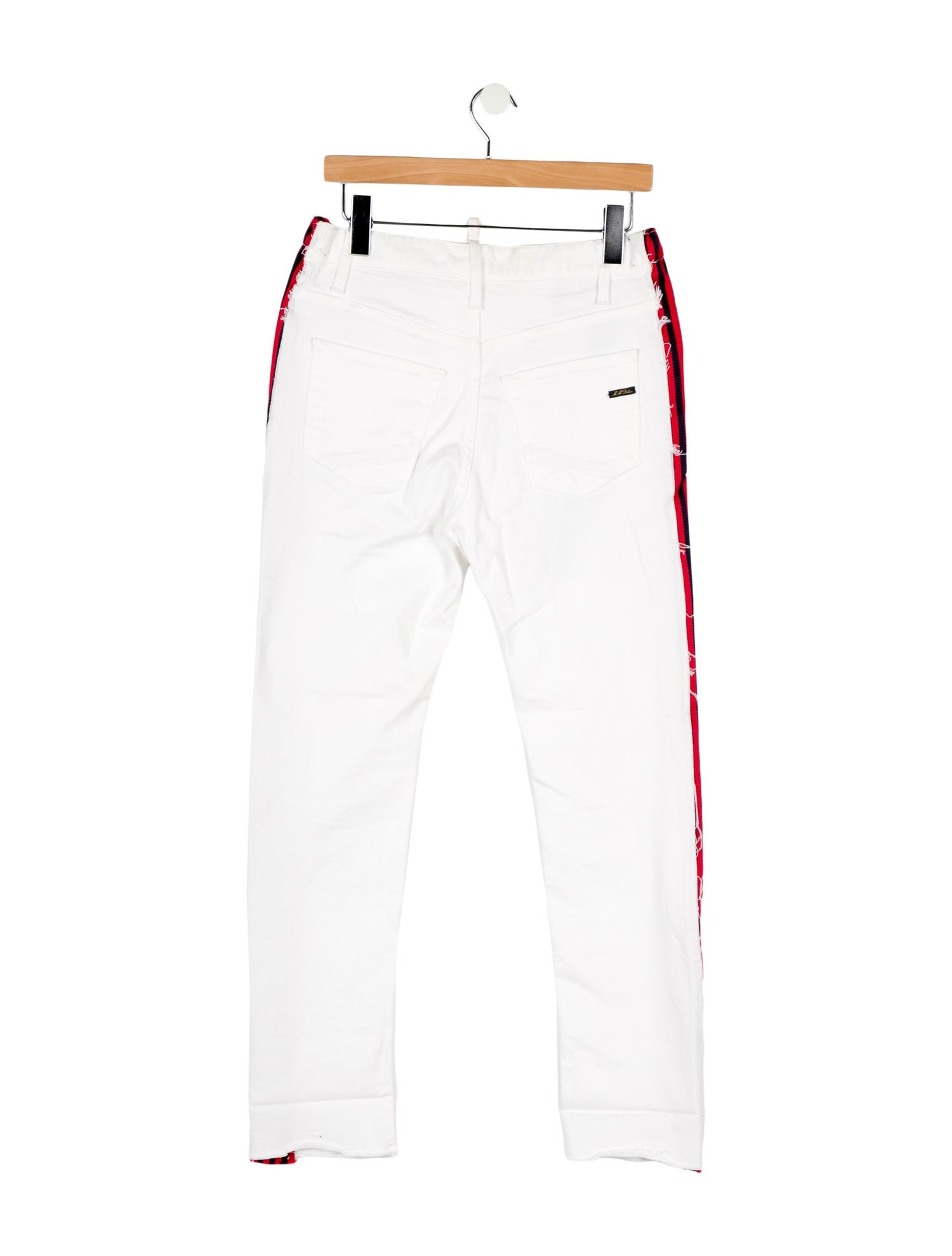 Maurizio Massimino Mid-Rise Straight Leg Jeans