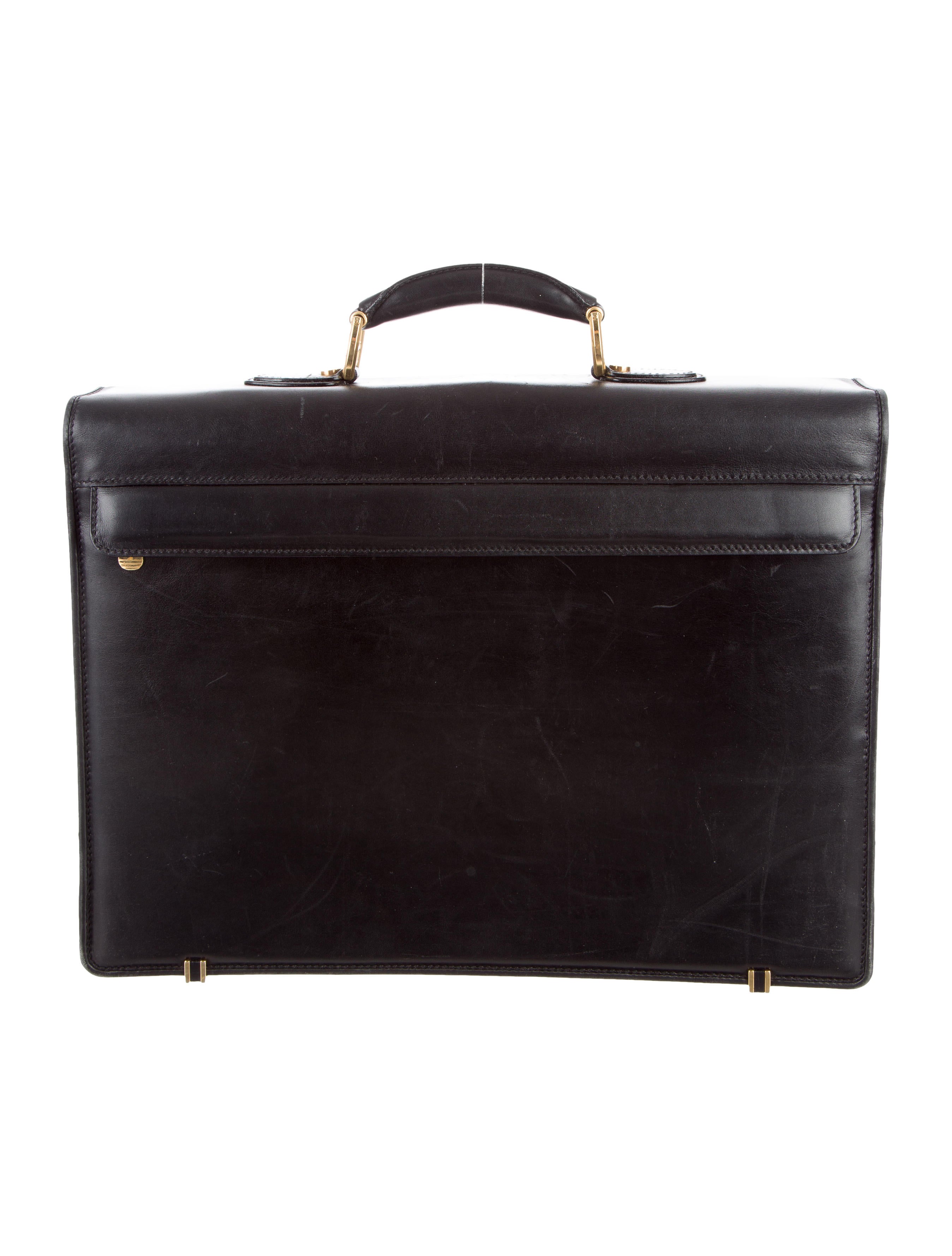 Mark Cross Leather Briefcase Bags MRK20257 The RealReal